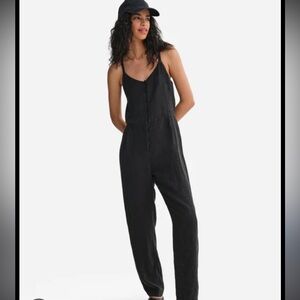 Mate the Label Organic Linen Tank Jumpsuit